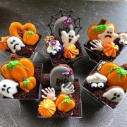 Десерт "Halloween" в стакане.