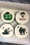 Мини-тортики "С 23 февраля!"