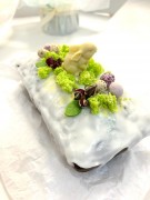 Кекс с пасхальным декором